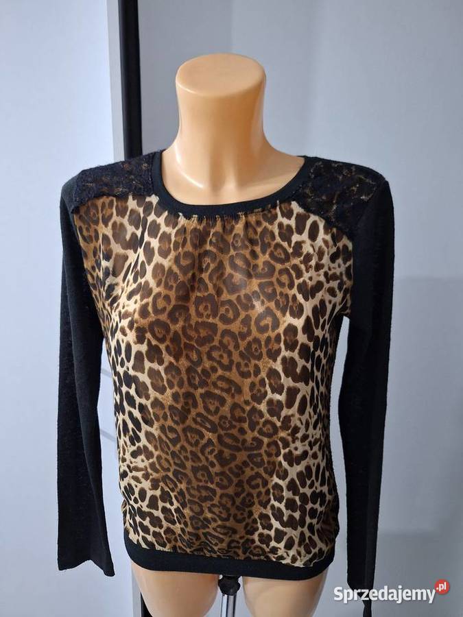 M Bluzka panterka zwiewna super wyglada warmińsko-mazurskie Braniewo sprzedam