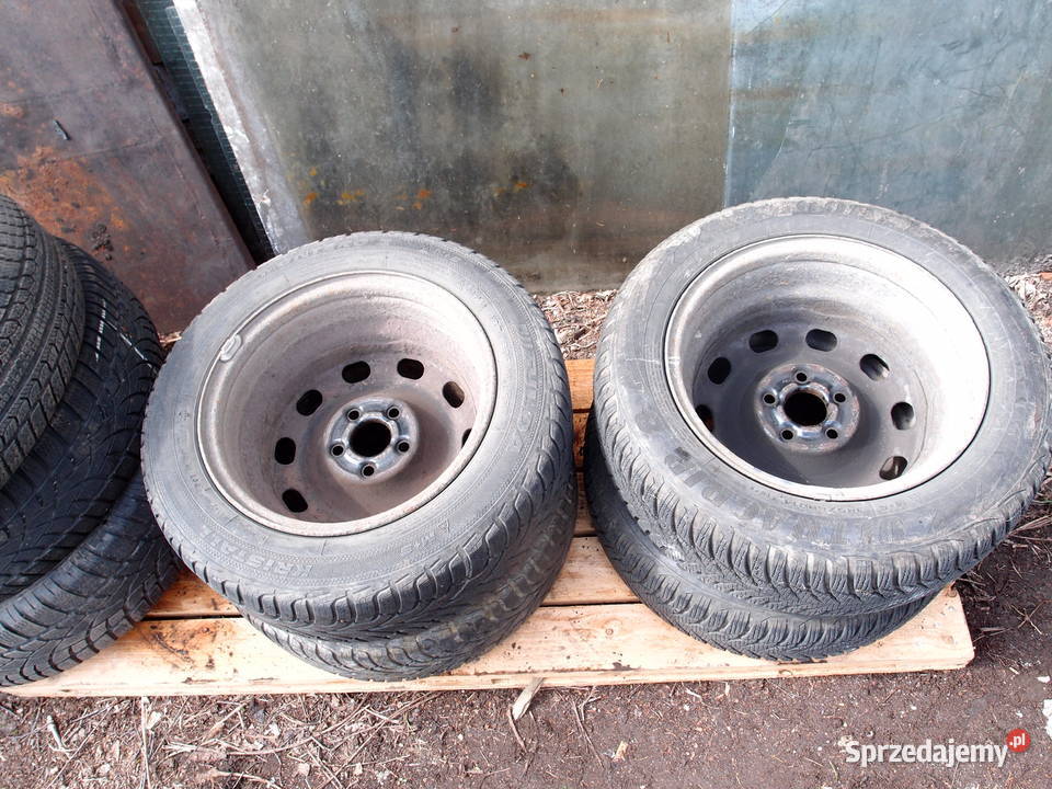 Opony zimowe 18560 R14 2x Goodyear i 2x Fulda z Łódź