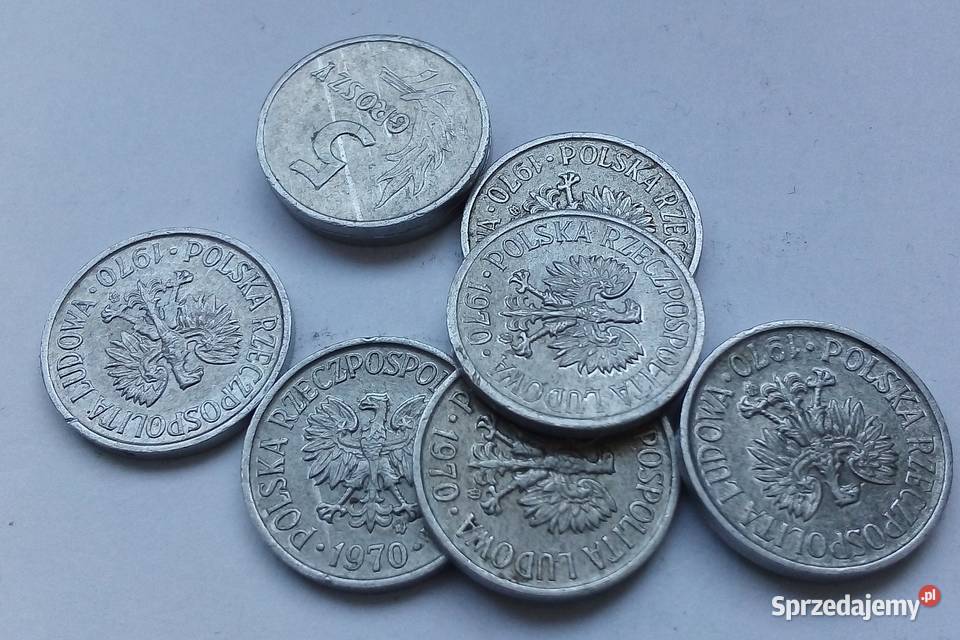 POLSKA5 GROSZY1970 rzzmAL8 SZTUK Legionowo sprzedam