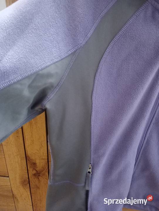 Bluza damska polarowa z kapturem fioletowy Białystok