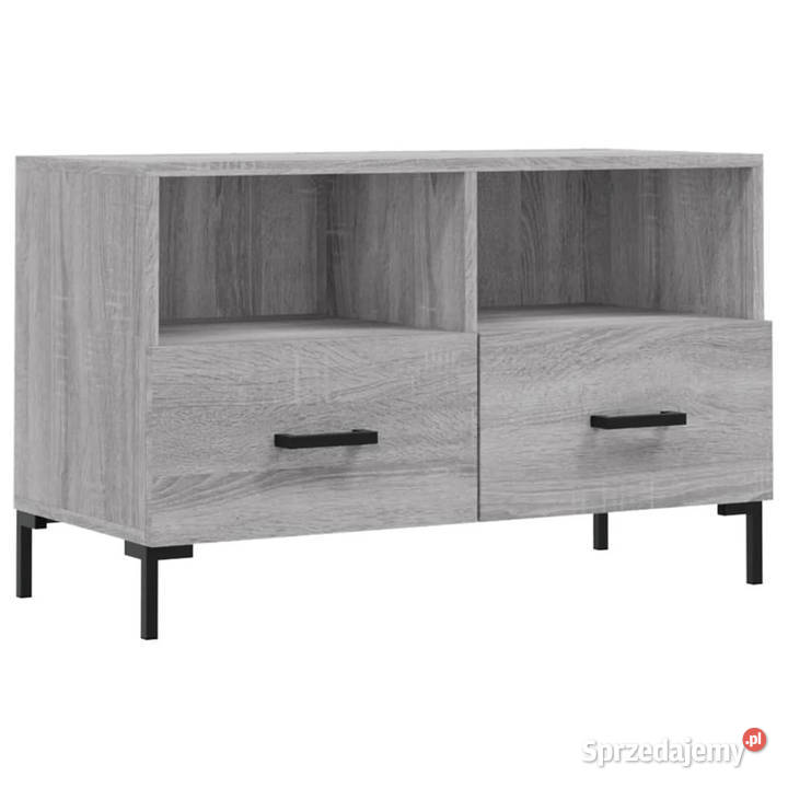 Szafka pod telewizor szary dąb sonoma 80x36x50 mazowieckie Warszawa