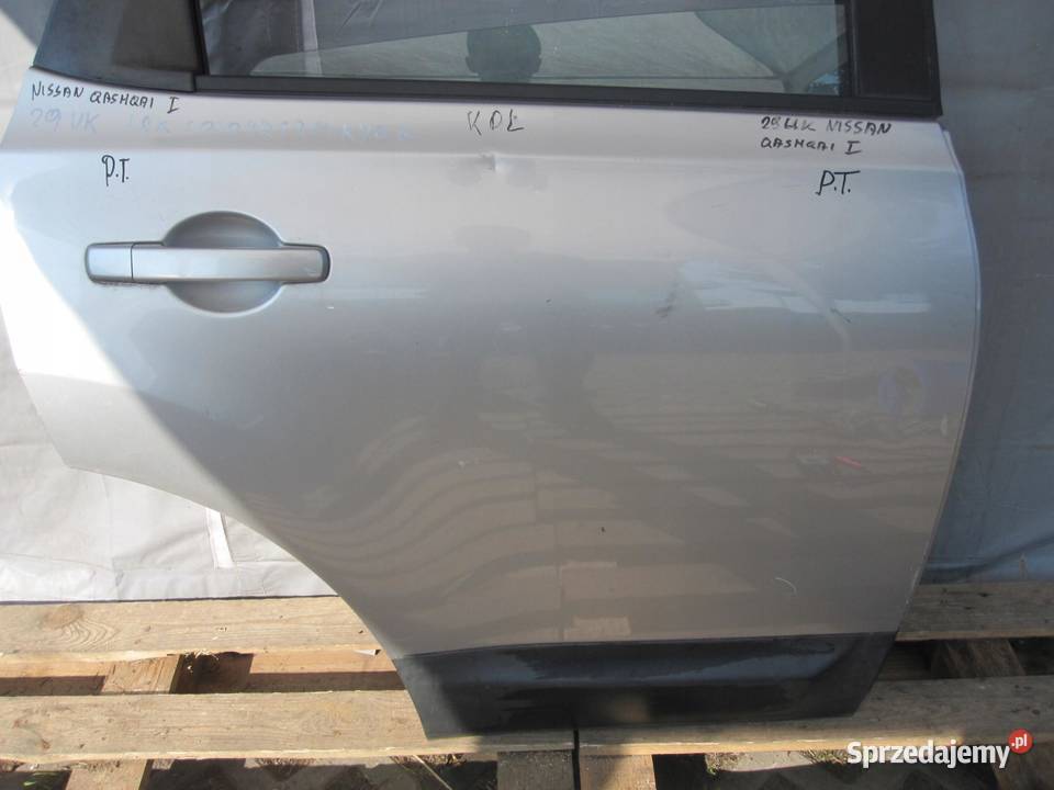 NISSAN QASHQAI I J10 09r drzwi prawe tył Drzwi Karoseria