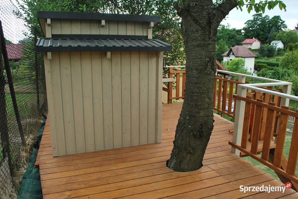 Domek na drzewie DND10 drewniany dom letniskowy