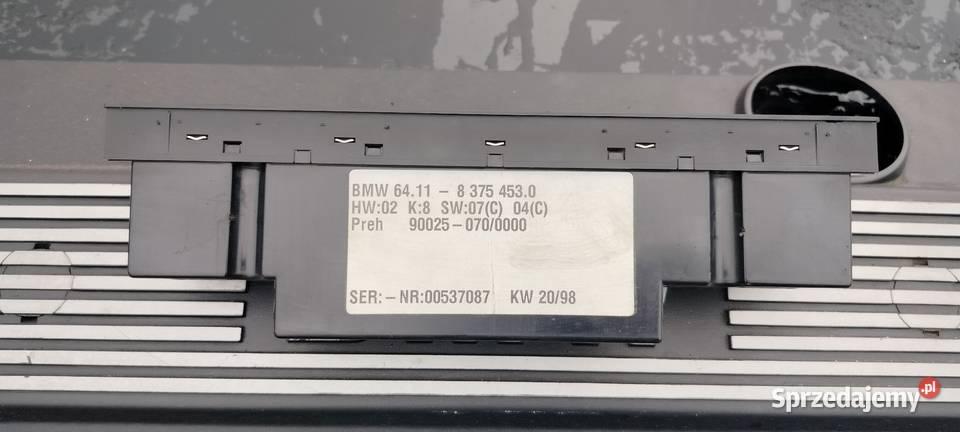 Bmw e39 panel klimatyzacji sprawny 100 Aleksandrów Łódzki