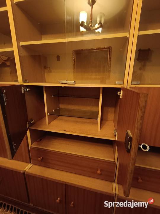 Regał meblościanka PRL stan 202cm Meblościanki Wrocław