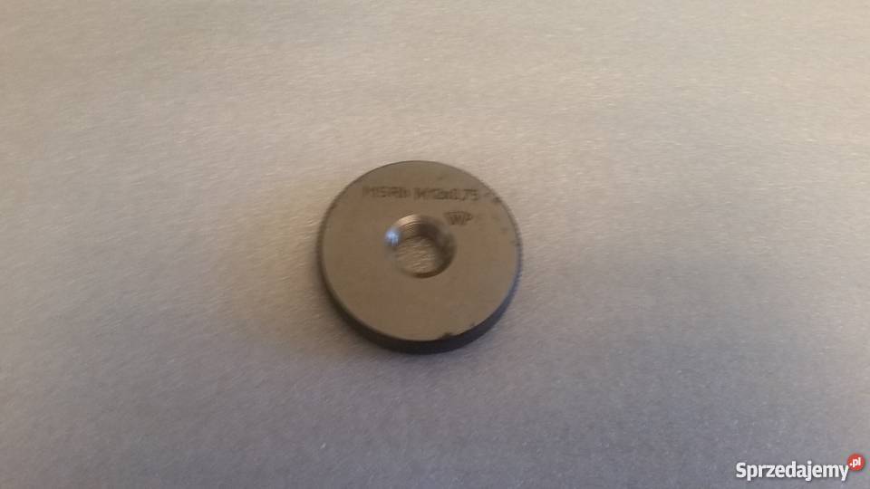 Sprawdzian pierścieniowy do gwintu MSRh M12x075 Wrocław