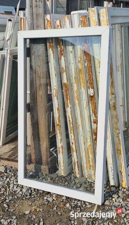 OKNA KacprzaK Witryna 79x131 FIX Używany PCV Okna ścienne Siedlce sprzedam