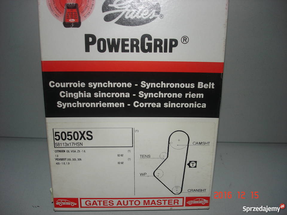 Pasek rozrządu CITROEN PEUGEOT G5050XS Pyrzyce