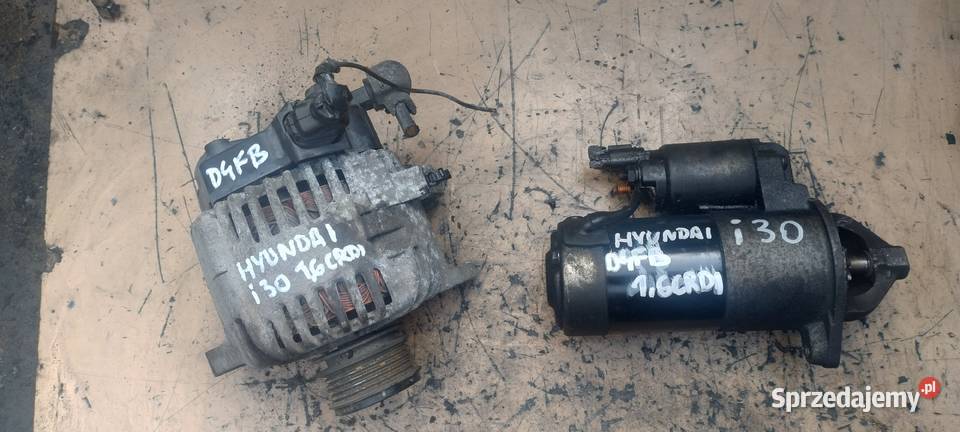 KIA HYUNDAI I30 16CRDI D4FB rozrusznik świętokrzyskie Kielce