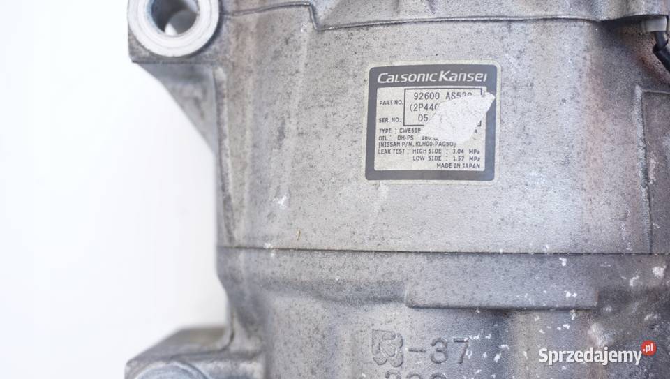 SPRĘŻARKA KLIMATYZACJI INFINITI FX45 FX 45 0308 klimatyzacja wielkopolskie Nowy Tomyśl