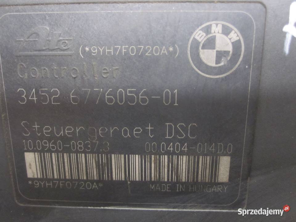 BMW E93 20 B 07r pompa ABS 6776055 6776056 Pompy hamulcowe Kielce