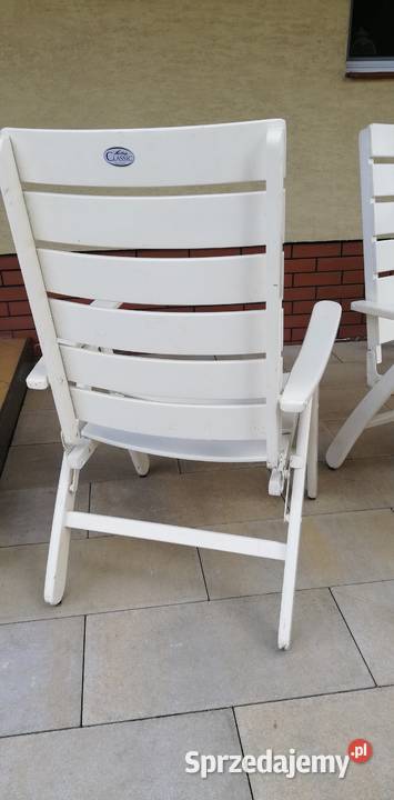 Krzesło ogrodowe leżak regulowany drewniany