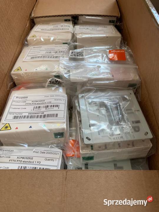Gniazdo abonenckie FTTH PTO standard 1FO x40 Warszawa