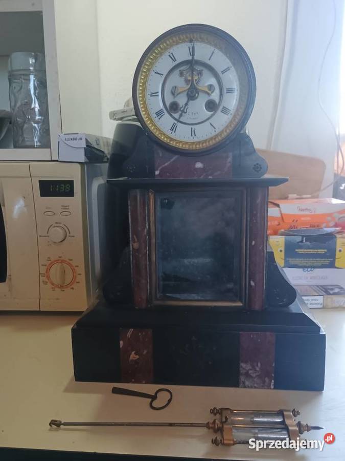 Kominkowy zegar francuski brokot podkarpackie Rzeszów