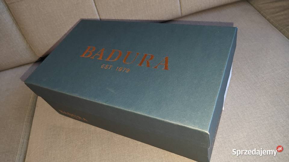 BADURA półbuty skórzane czarne rozmiar 40 267 Żary