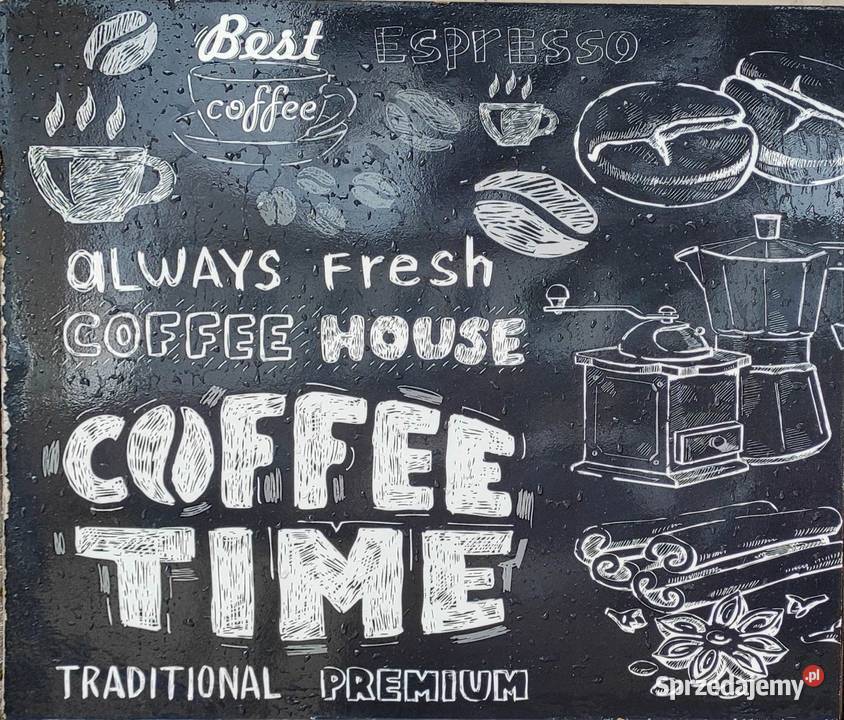 Reklama Coffee Time 60x49 mazowieckie Radom