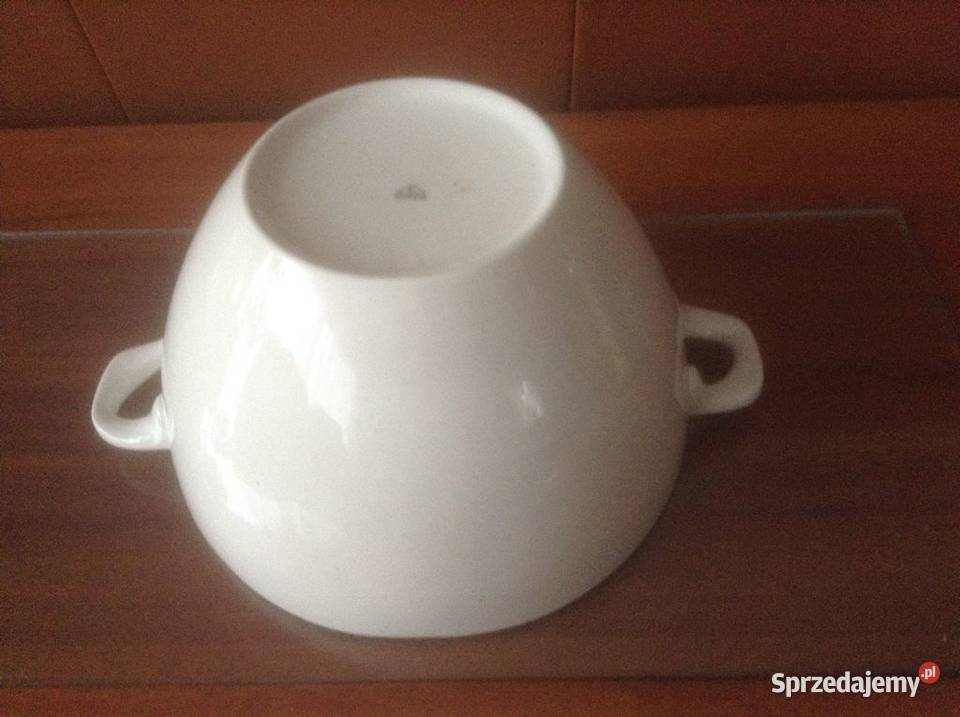 Zestaw porcelanowy waza CHODZIEŻ 6 bulionówek Opole