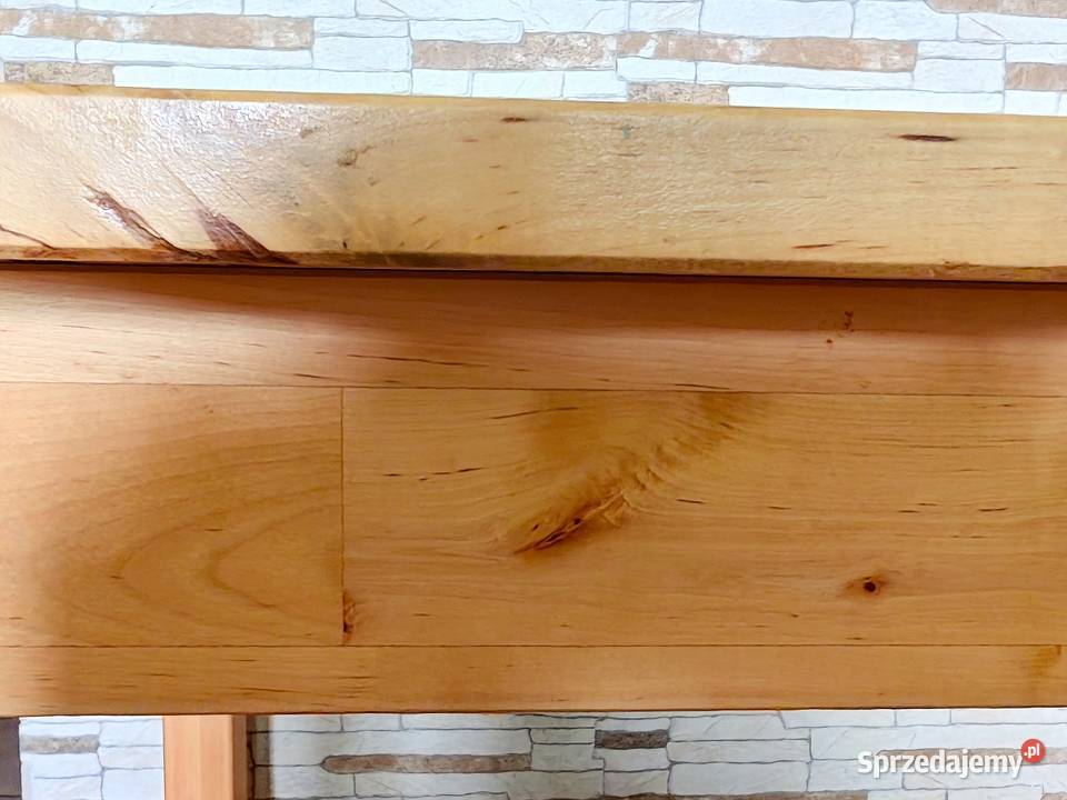 Drewniany stół i cztery krzesła komplet Dom i Ogród mazowieckie Ząbki