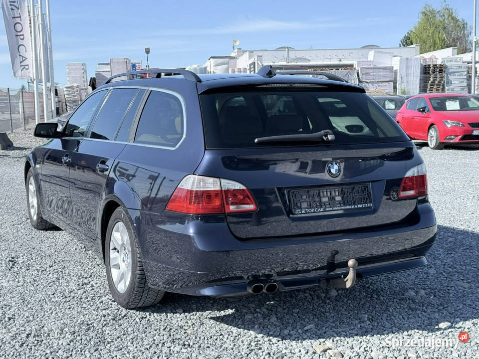 BMW 525 25D 177 2005r 204 skóry Nawigacja full Wojkowice sprzedam