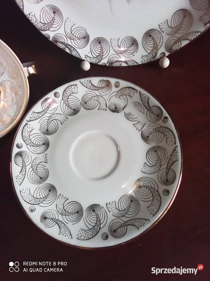 Filiżanka z talerzykiem deserowymRenie Qualitets Porcelana i szkło Gdańsk