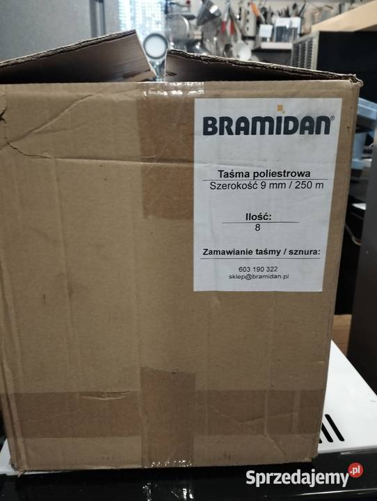 Taśma poliestrowa 9mm 250m Bramidan
