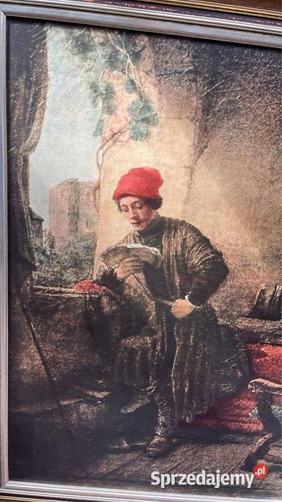 Rembrandt Tytuł obrazu Student Obraz Reprodukcja Pozostałe Gdańsk sprzedam