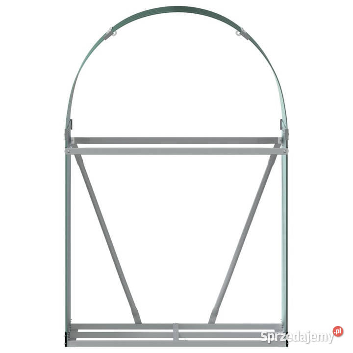 Stojak na drewno zielony 80x45x120 stal Warszawa