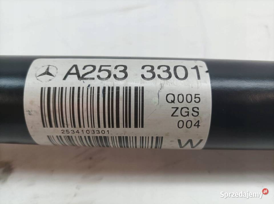 WAŁ NAPĘDOWY PRZÓD 20 CDI 4X4 4MATIC A2533301 Wały napędowe