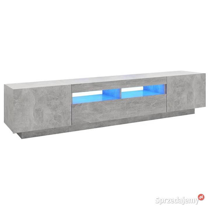 vidaXL Szafka pod TV z oświetleniem LED szarość Warszawa