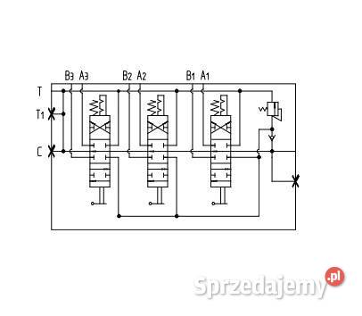 Rozdzielacz Hydr 3 Sekcje 40L Zatrzask Hydraulika Solec Kujawski sprzedam