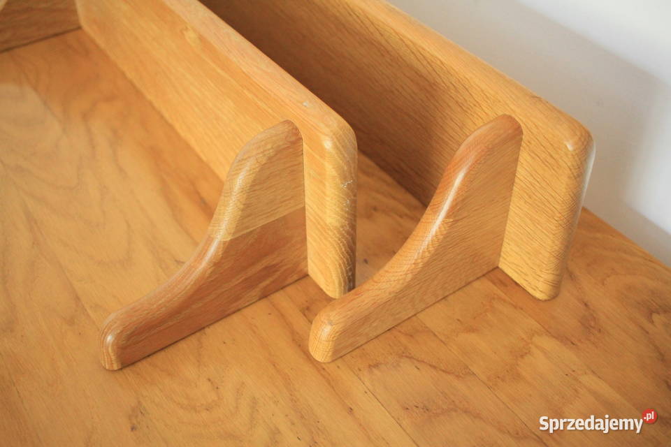 Dwie półki dębowe masywne Góra sprzedam