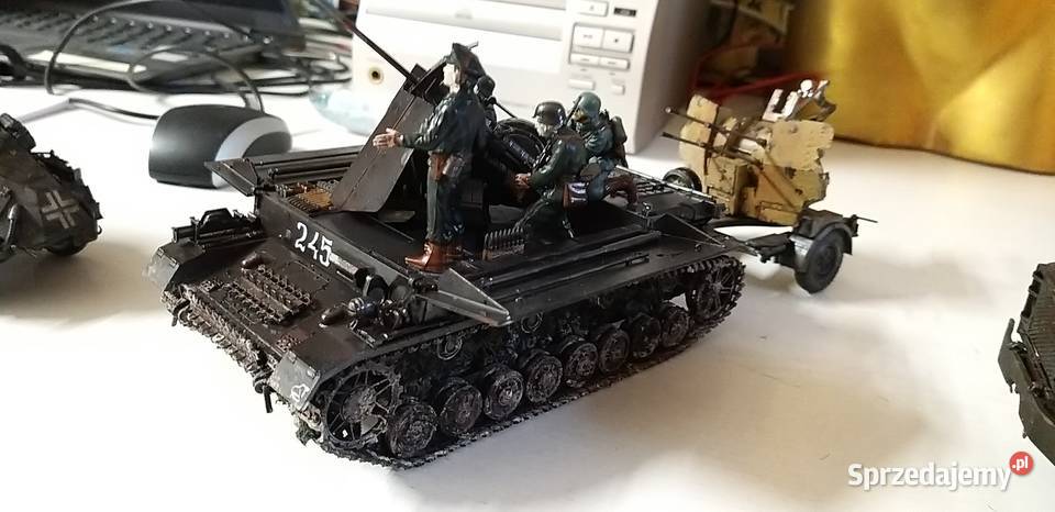 modele czołgów skala 135 sklejone i pomalowane sprzedam