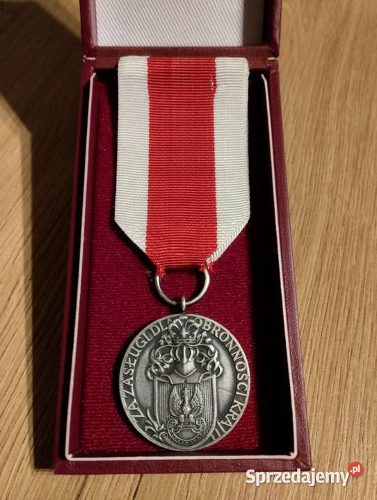 Medal Srebrny RP Zasługi Obronności Kraju wielkopolskie Poznań