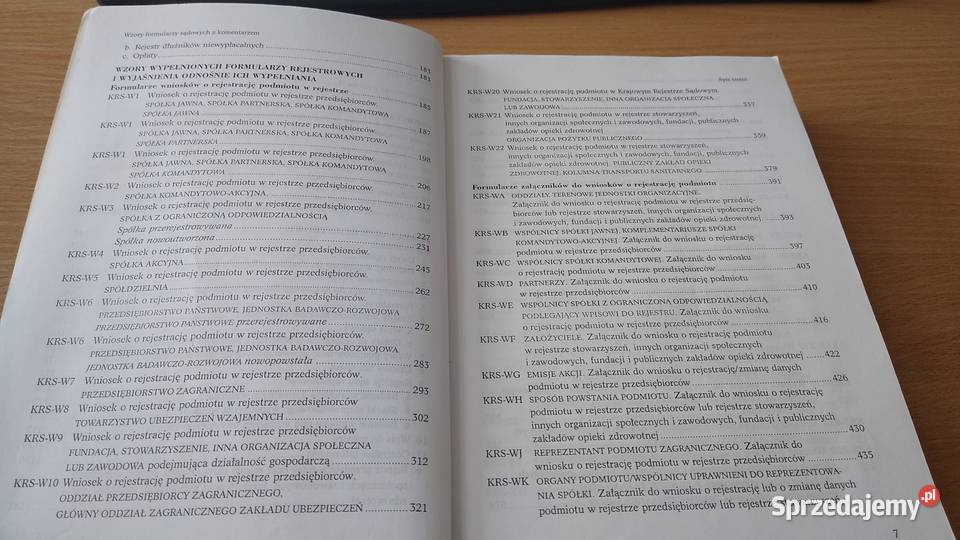 Formularze sądowe komentarz Koenner Lesiak Książki naukowe i popularnonaukowe sprzedam