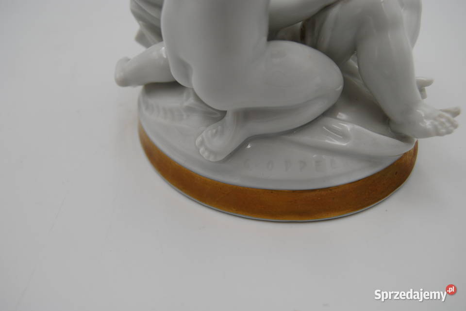 Porcelanowa figura Rosenthal Śpiąca dziewczynka Antyki, Sztuka, Kolekcje wielkopolskie Poznań sprzedam