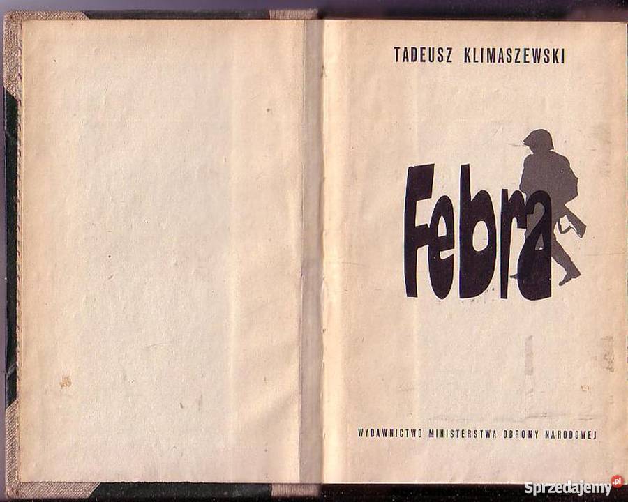 0572 FEBRA TADEUSZ KLIMASZEWSKI literatura piękna - proza polska Czyrna