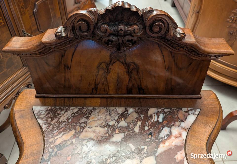 Wspaniała szafka neobarokowa orzech z czeczotą Dąbrowa Górnicza sprzedam