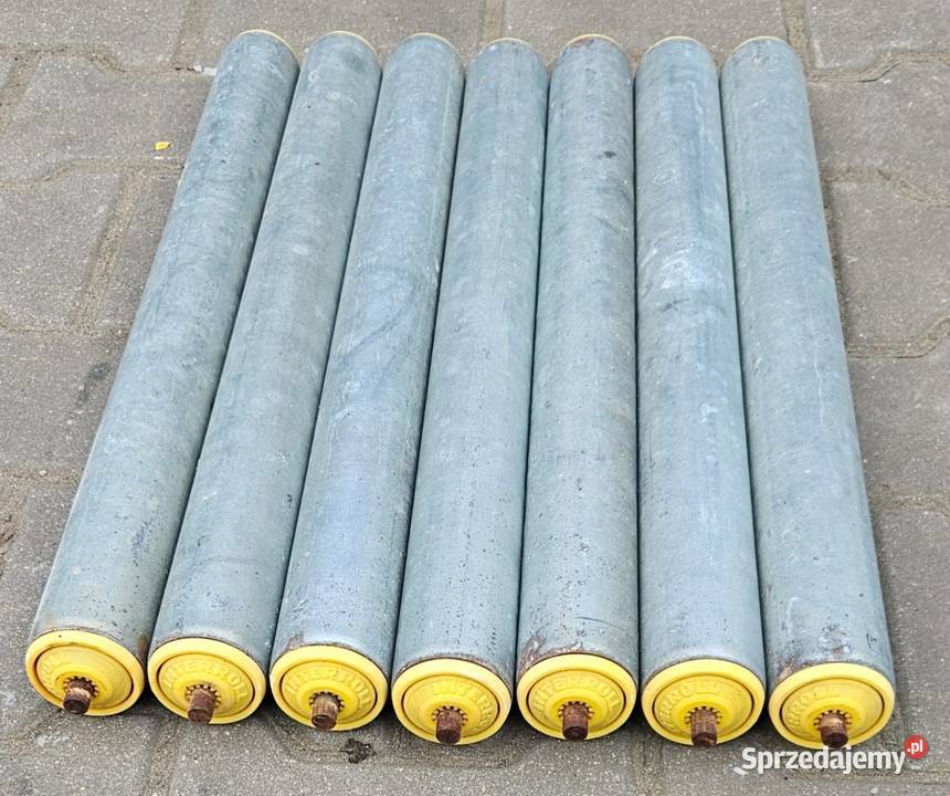 Rolki transportowe w ocynku 500mm do podajnika Układ napędowy Wojnowice sprzedam