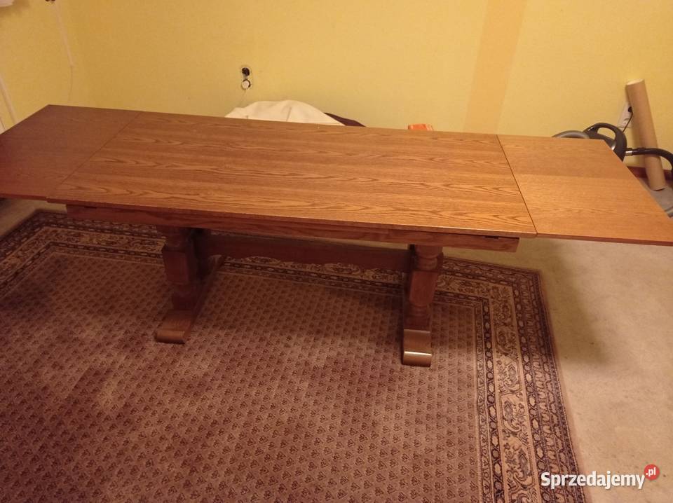 Ława dębowa wózek barowy dębowy Lubycza Królewska