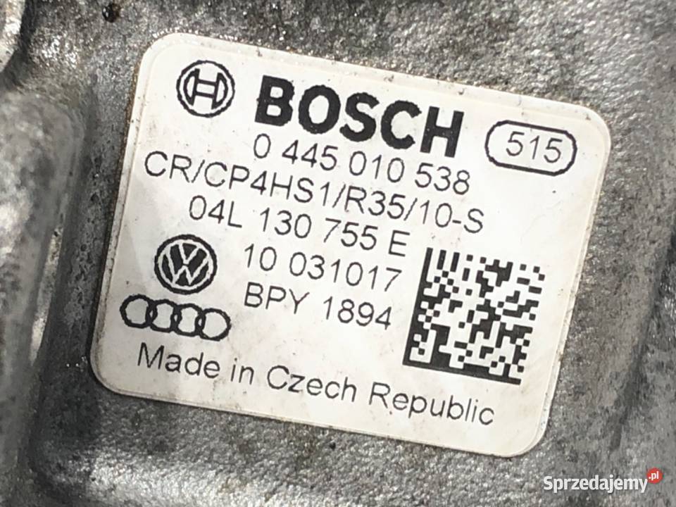 POMPA WTRYSKOWA SKODA OCTAVIA III 0445010538 20