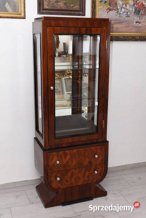 Witryna Art Deco Gablotka Serwantka Salon Kraków sprzedam