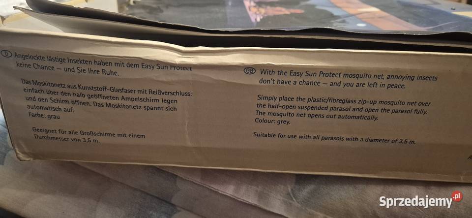 Moskitiera parasol sun garden easy sun Moskitiery