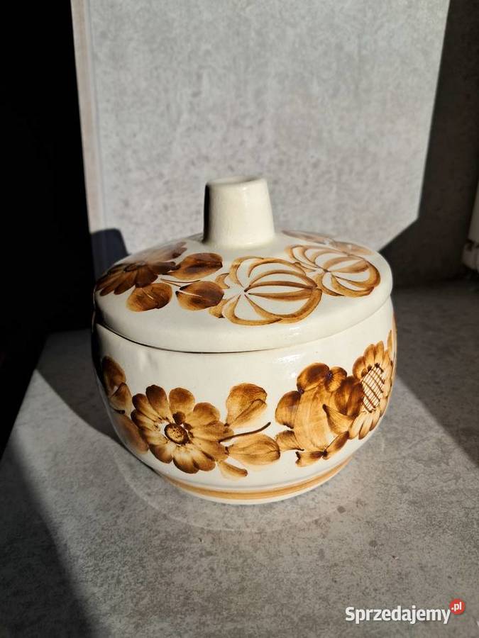 cukiernica z prlu chyba z fajansu stan db śr 11 Sandomierz