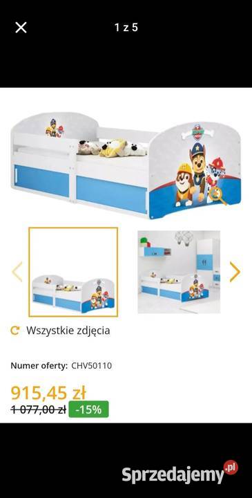 Łóżko stolik z krzesłem mazowieckie Sochaczew