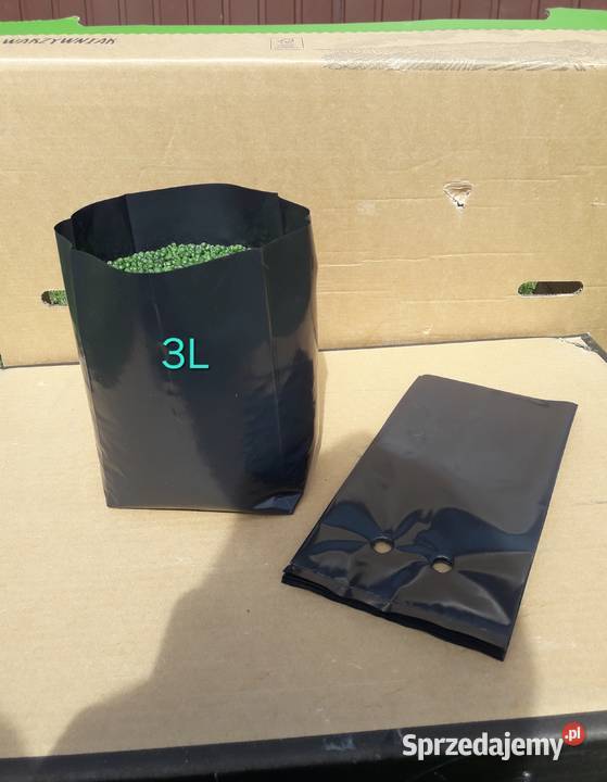 Doniczki produkcyjne foliowe 3L SUPER MOCNE UV Lublin