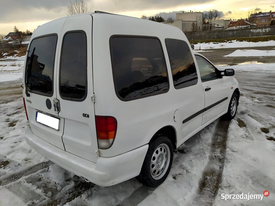 VW Caddy 19Sdi 1998 5osób Oszczędny Niezawodny Jasło