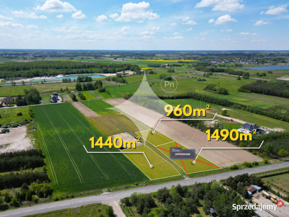 Działki z WZ wyprowadzony prąd Cicibór Mały lubelskie