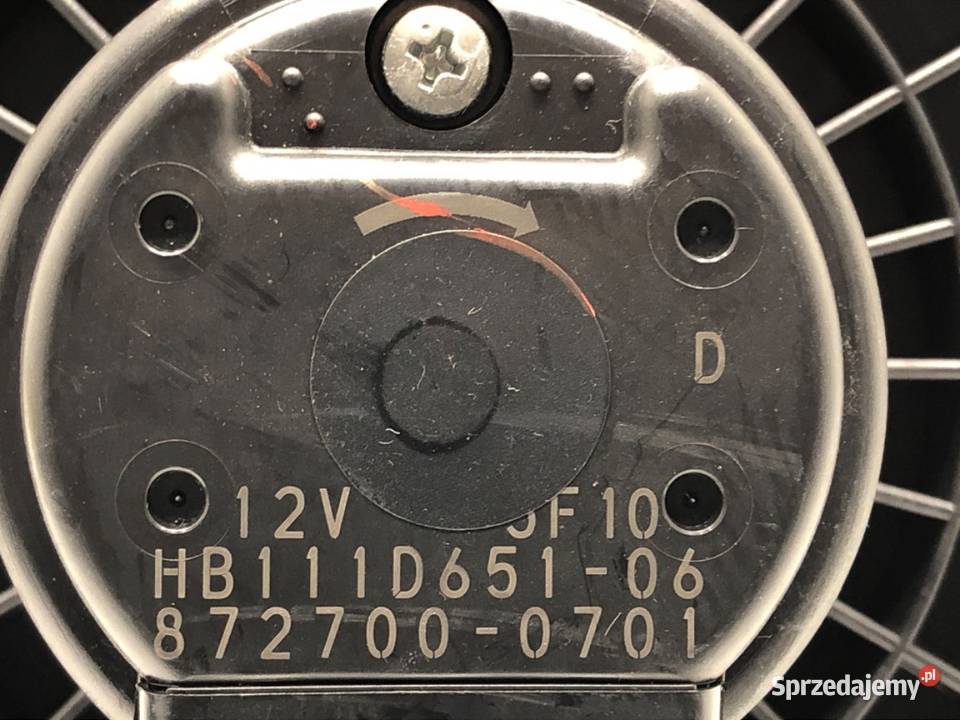 DMUCHAWA NAWIEWU MAZDA CX5 8727000701 WENTYLATOR osobowe podkarpackie sprzedam