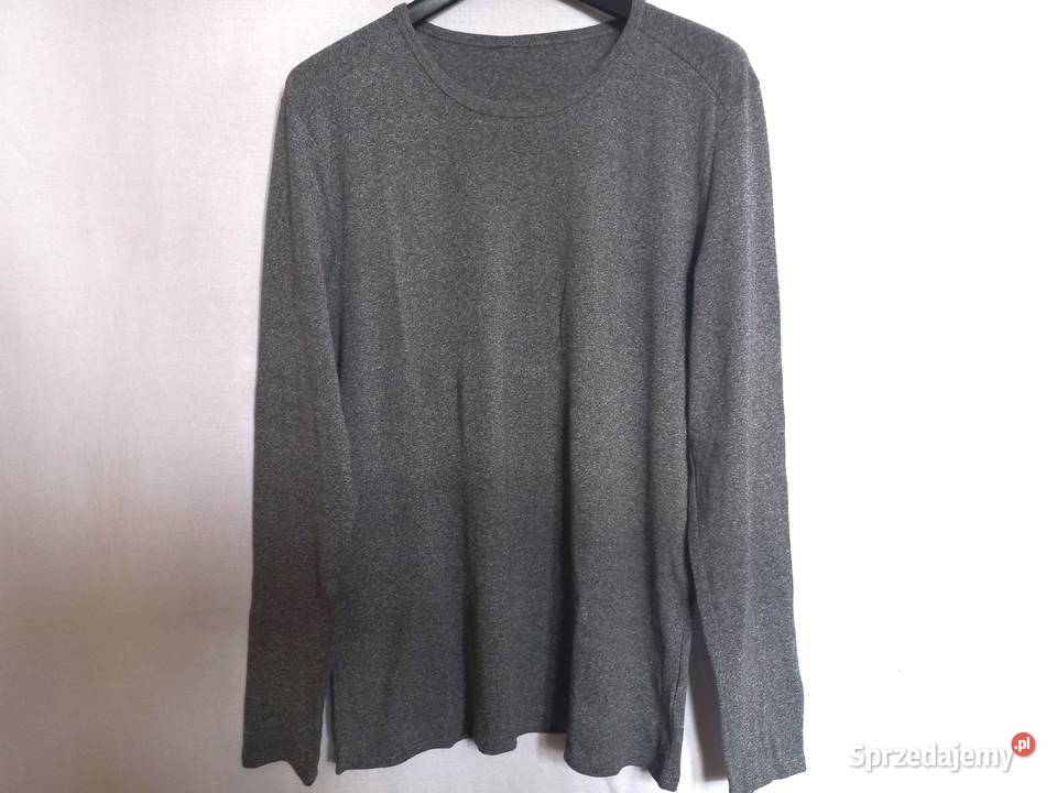 koszulka Długi Rękaw SZARY Longsleeve r XL2XL Topy i koszulki