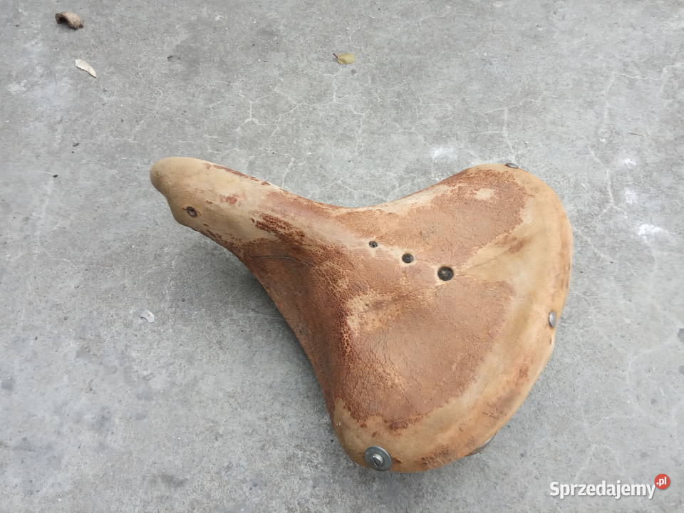 Siodełko Skórzane Ukraina lata 70te Płońsk